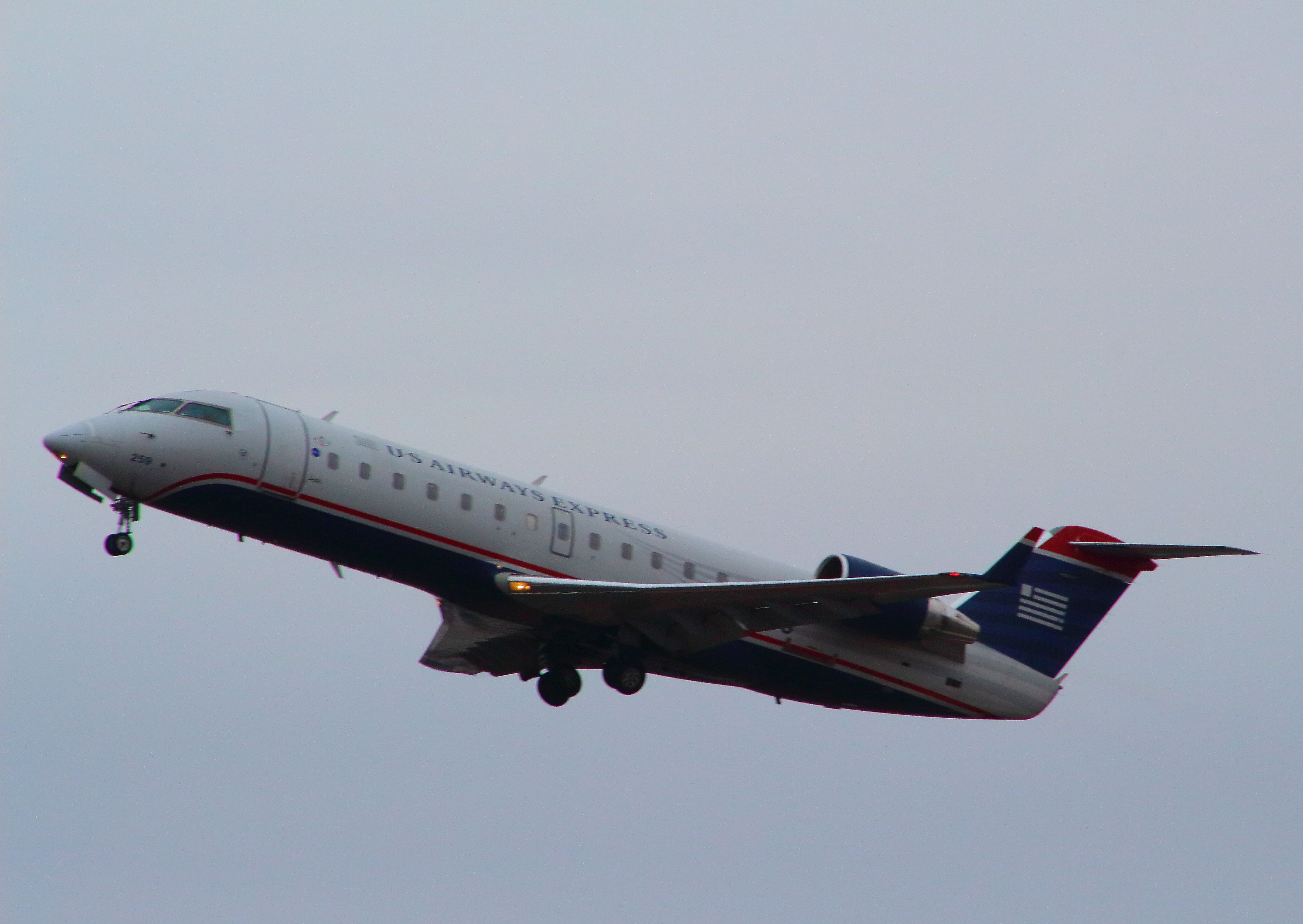 Canadair Regional Jet CRJ-200 — - Just departed KFAY
