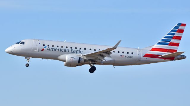 Embraer 175 (N130HQ) - Republic Airlines Embraer 175 (N130HQ) from KLGAa on short final to KRDU Rwy 23R on 12/29/2017 at 2:15 pm.