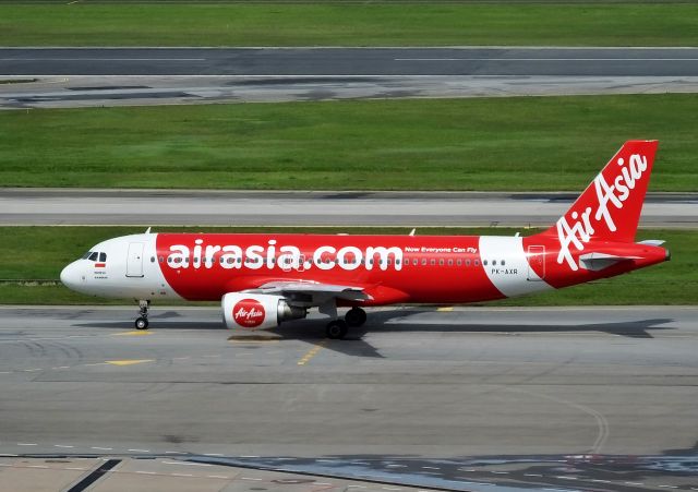 Airbus A320 (PK-AXR) - Taxing at SIN (2016/11/02)