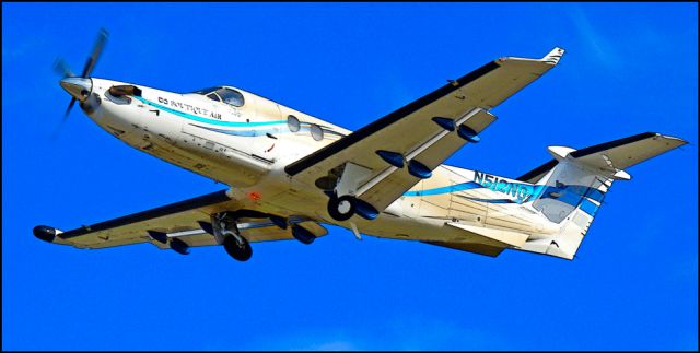 Pilatus PC-12 (N712NG) - Departing the Merced Regional Airport
