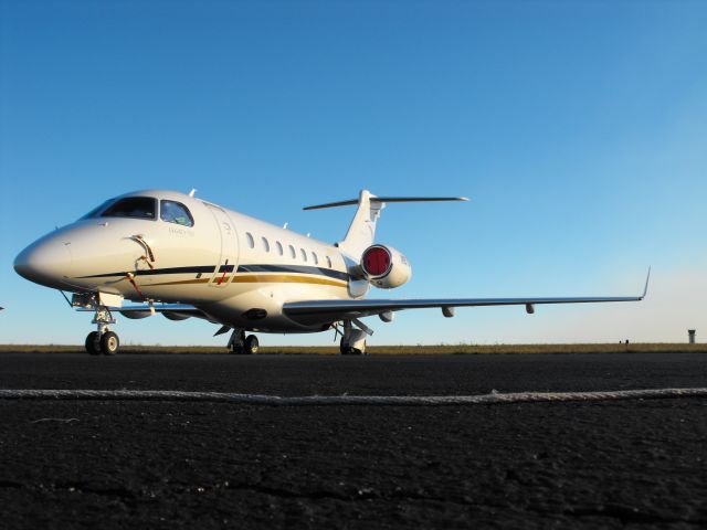 Embraer Legacy 550 (N657GF) - Brand new Embraer Legacy 500 on Million Airs ramp