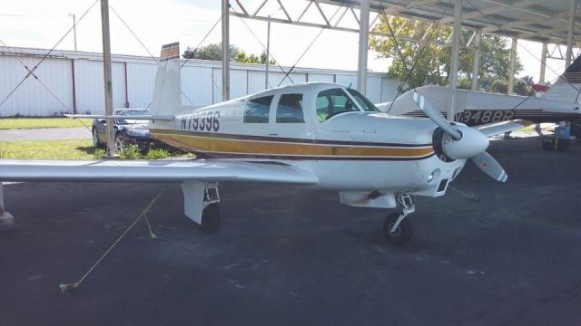 Mooney M-20 (N79396) - Just after a wax job on a cool day at the airpark.