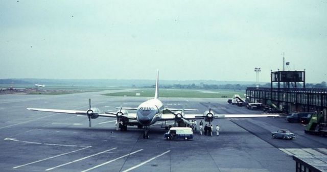 — — - Very old pictures at Manchester Ringway Airport My sister leaving for the USA