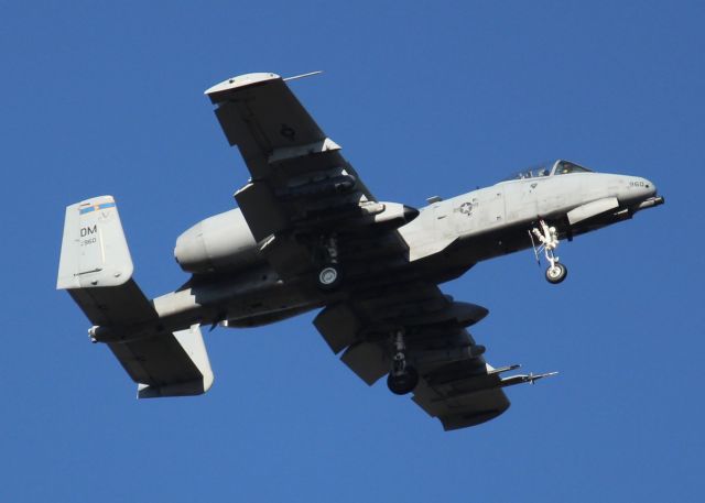 Fairchild-Republic Thunderbolt 2 (81-0960) - At Barksdale Air Force Base.