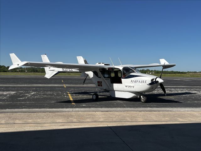 Cessna Super Skymaster (N337EE) - Taken at Hanger 4 at KSSF on April 3, 2024. Plane was present for a ceremony celebrating electric aviation. 