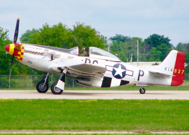 North American P-51 Mustang (N551J) - At Oshkosh. 1957 North American P-51D