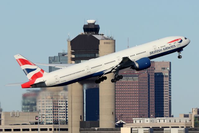 BOEING 777-300 (G-STBD) - 'Speedbird 29 Golf' departing back to London-Heathrow