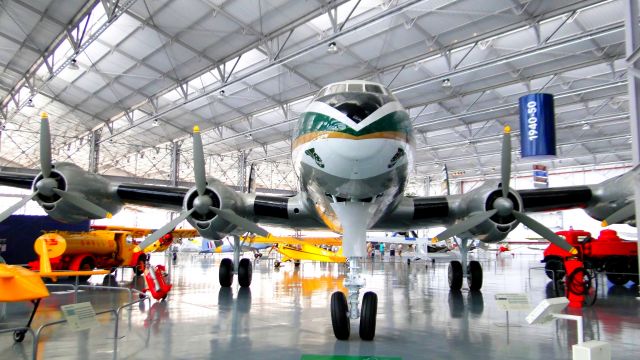 Lockheed EC-121 Constellation (PP-POD) - Lockheed L-049 Constellation in São Carlos-SP, Brazil.