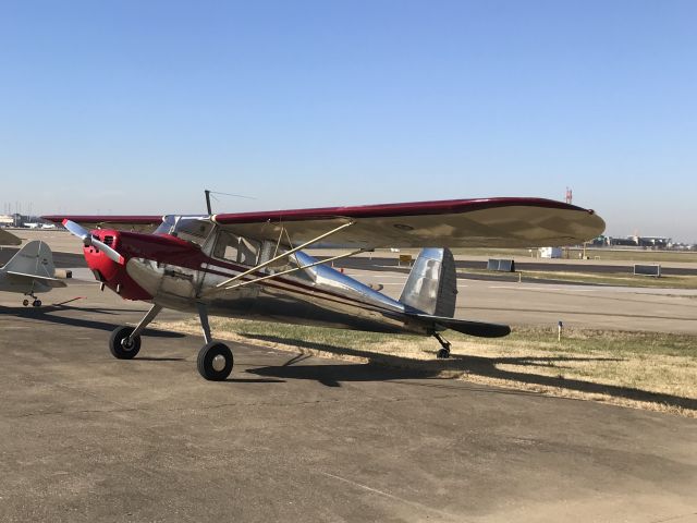 Cessna 120 (N120KF) - Just purchased and brought back home at SDF.