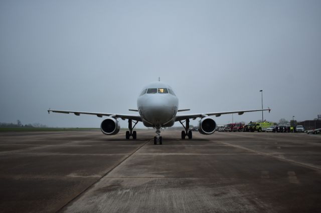 Airbus A320 (N647AW) - Veterans Honor Flight of Southern Illinois flight number three