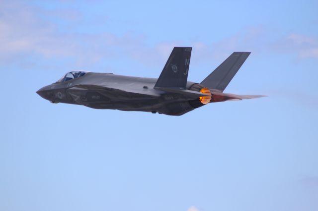 Lockheed F-35C (N69972) - Marine Fighter Wing, VFA-125, from Naval Air Station Lemoore CA, sent four Rough Raider Lightning 2's to Oshkosh '22 this year.