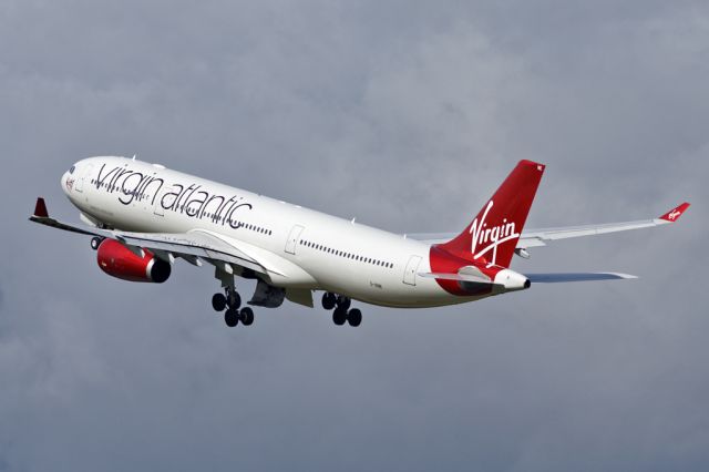 Airbus A330-300 (G-VINE) - VIR109 departing for Atlanta.