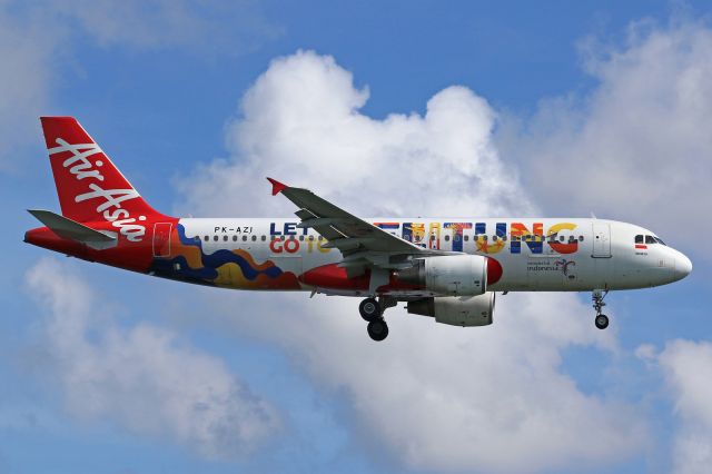 Airbus A320 (PK-AZI) - "Let's Go To Belitung" livery