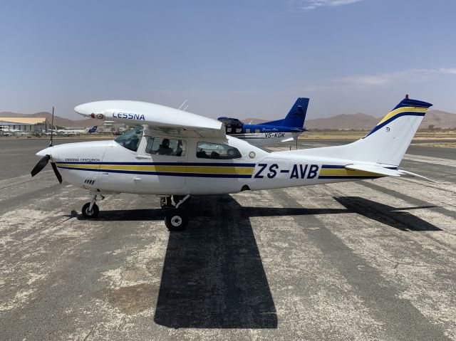 Cessna Centurion (ZS-AVB) - At Windhoek-Eros airport, Namibia. 10 OCT 2019