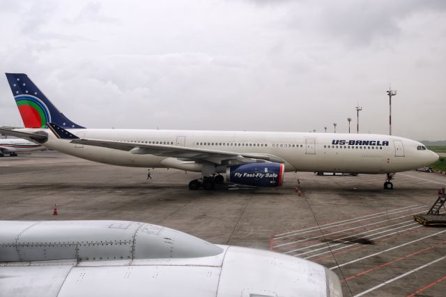 Airbus A330-300 (S2-ALB) - 28th August, 2024: Parked on the ramp at Dhaka's Zia International Airport. 
