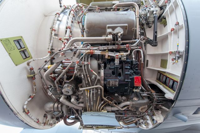 Boeing Globemaster III (00217) - Engine 1. New Zealand IceFest 2016, Antarctic Air Day at Christchurch International Airport. An opportunity to board the specialist Boeing C17-A to view the aircraft that transport scientists and equipment down to Antarctica. 