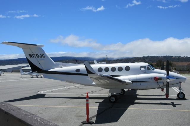 Beechcraft Super King Air 200 (N170JC) - Parked at San Carlos Airport