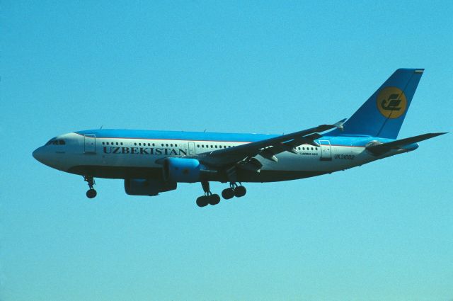 Airbus A310 (UK-31002) - Final Approach to Narita Intl Airport Rwy16L on 2003/11/14