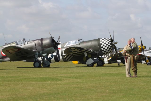 — — - A great line up of Warbirds,seen at the Flying Legends 2011.