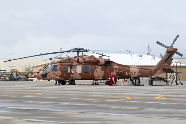 Sikorsky S-70 — - Sitting on the ramp is this H-60 at NAS Fallon