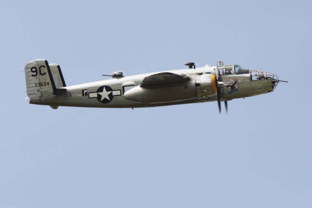 North American TB-25 Mitchell (N33634) - Smile...youre on camera!