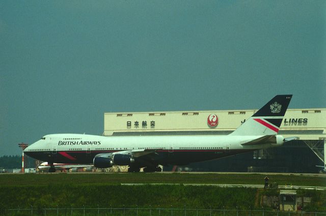 BOEING 747-100 (G-BDXK) - Departure at Narita Intl Airport Rwy34 on 1987/08/30