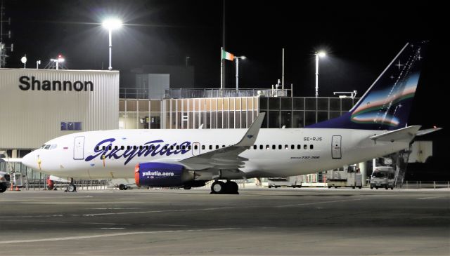 Boeing 737-700 (SE-RJS) - yakutia airlines b737-76n(wl) se-rjs at shannon 5/9/20.