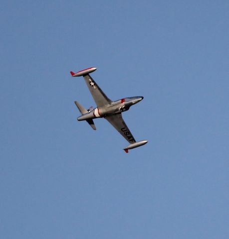 Lockheed T-33 Shooting Star (N939NA) - T-33 after take off KJLN Joplin Regional Airport