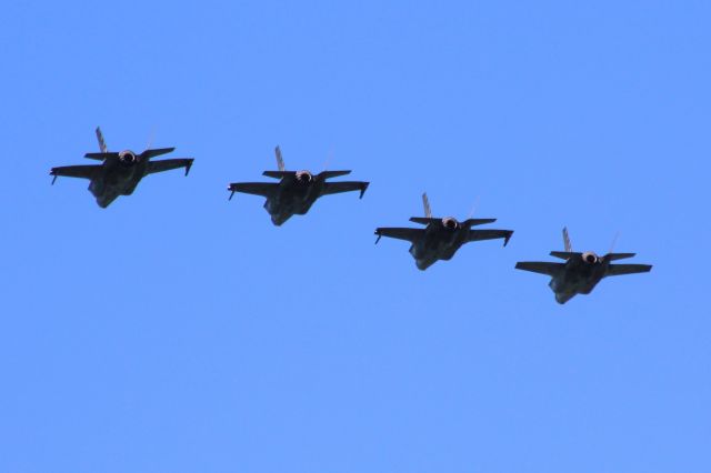 Lockheed F-35C — - Marine Fighter Squadron 211 with their F-35C's during Volk Field's Northern Lightning 2 Air-to-Air Combat Exercise.