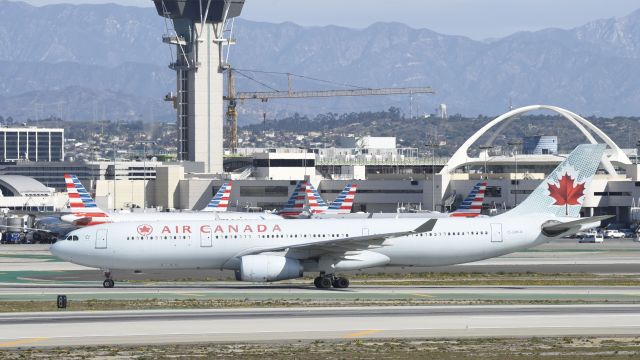 Airbus A330-300 (C-GHKX) - Arriving at LAX on 25L