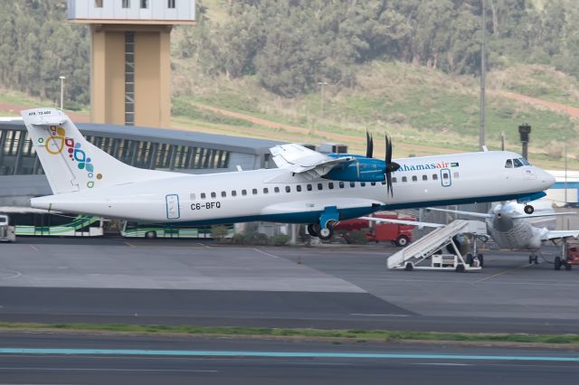 ATR ATR-72 (C6-BFQ) - 1th ATR 72/600 for Bahamasair. Flight Delivery. Stop in Tenerife North Airport for refuel.br /28/11/2015