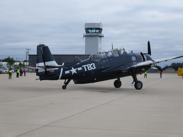 Grumman G-40 Avenger (SAI81865) - TBM Avenger @ KEKM for Warbird Gathering, Elkhart 2015