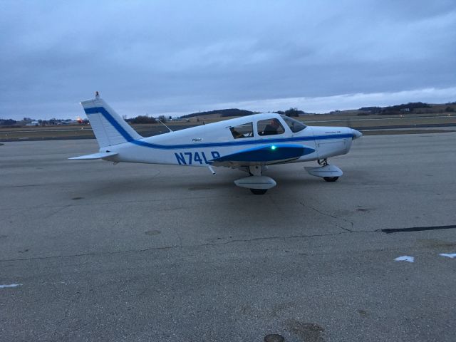 Piper Cherokee (N74LP) - Mendota Flying Club based at Morey Airport, Middleton, WI