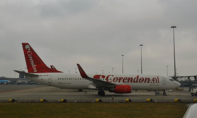 Boeing 737-800 (PH-CDE) - Corendon Dutch Airlines Boeing 737-8KN(WL) PH-CDE in Amsterdam