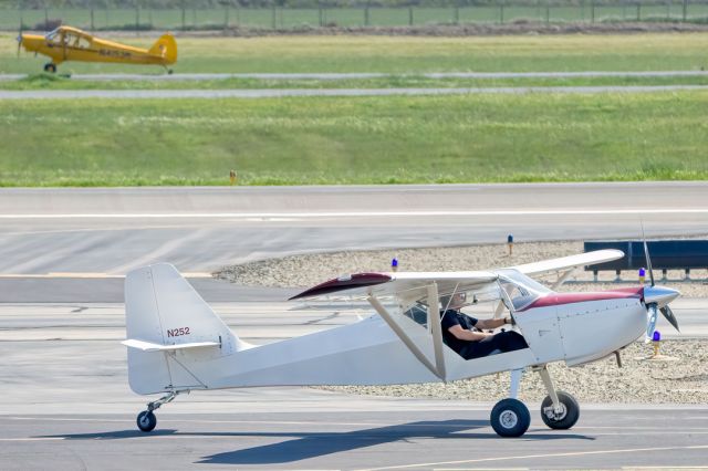 SKYFOX Impala (N252) - Kitfox S-6 at Livermore Municipal Airport (CA). April 2021