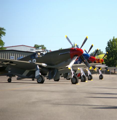 North American P-51 Mustang — - P-51 Rally back in 2011.  P-51C Boise Bee, P-51D Lady Go, P-51D JellyBean, P-51D Speedball Alice.