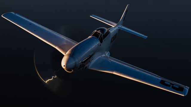 North American P-51 Mustang (N2869D) - The clipped wing Super Mustang air racer Bardahl Special.