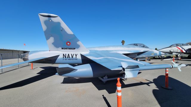 72-1569 — - F-17 Cobra, one of two F-18 prototypes built. This is ship #1 on static display at the Western Museum of Flight at Zamperini field in Torrance Ca. 02/06/23