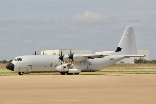 Lockheed EC-130J Hercules (N91BU) - Arriving Alliance 04OCT23 from Midland (KMAF) as “Sandstone 01”. 