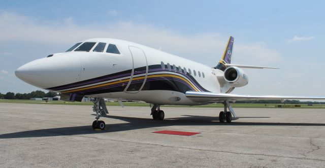 Dassault Falcon 2000 (N603CN) - Chickasaw Nations Dassault Falcon 2000EX on the ramp at NW Alabama Regional Airport, Muscle Shoals, AL - June 28, 2018. Uploaded with the permission of Chickasaw Nations Public Relations Office. 