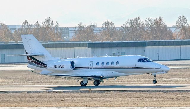 Cessna Citation Latitude (N519QS) - Cessna Citation Latitude 680A at Livermore Municipal Airport, Livermore CA. December 2020.