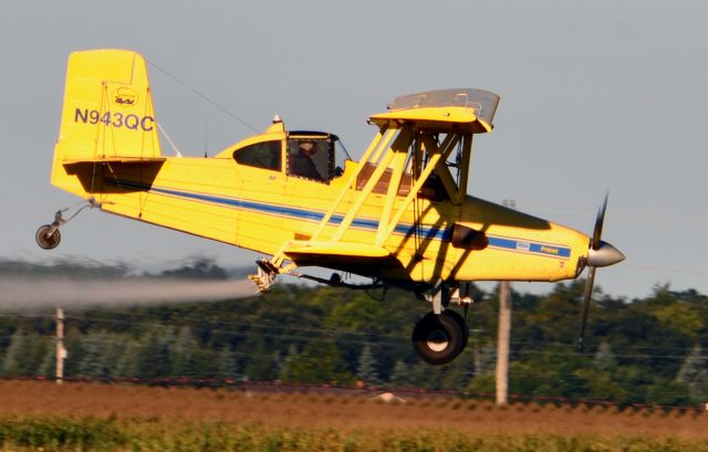 N943QC — - Crop Dusting over Little Falls Minnesota.