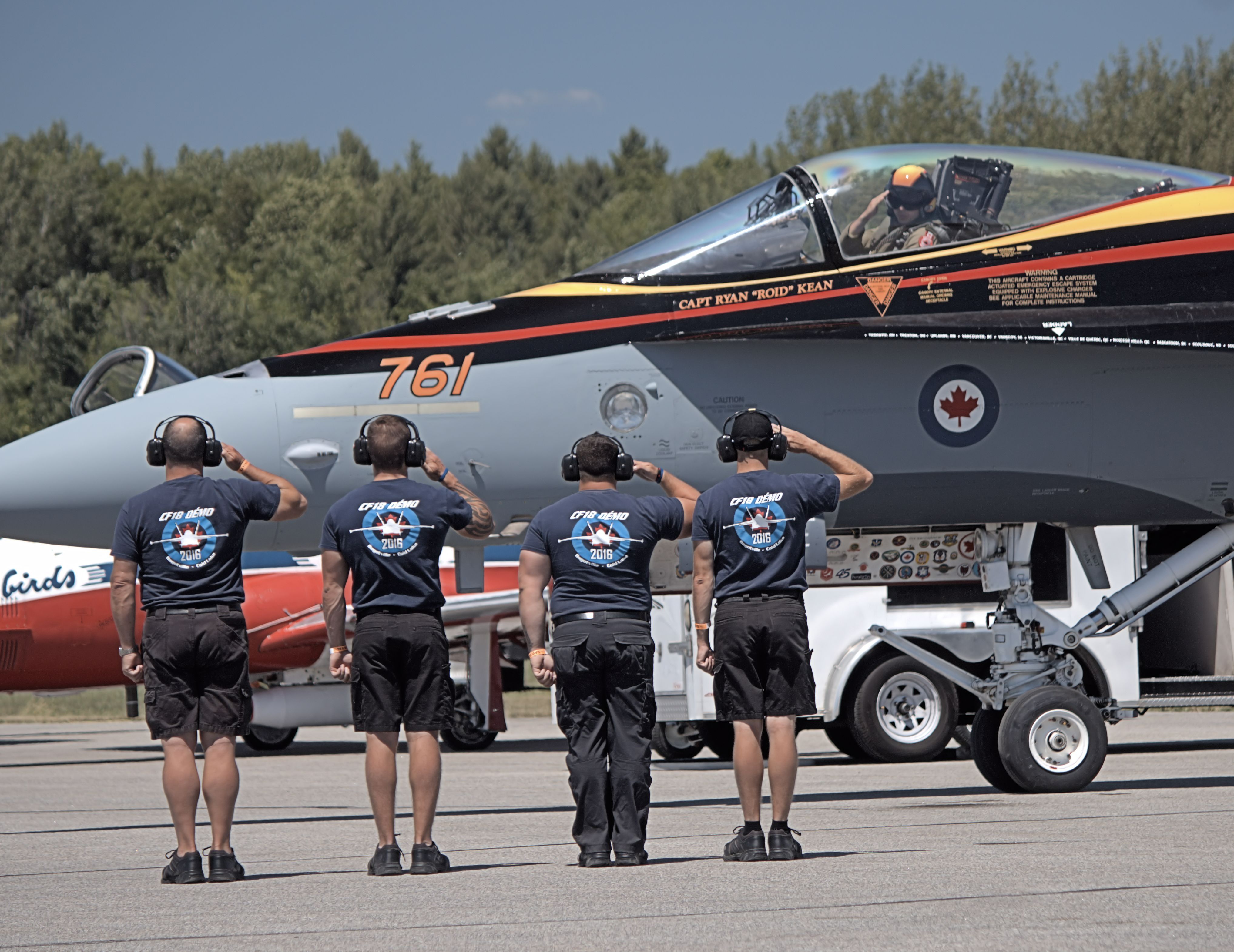 18-8761 — - RCAF 2016 Demonstration Team at the Vintage Wings Air Show at the Gatineau Airport. 