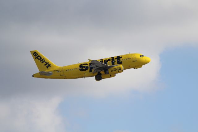 Airbus A319 (N504NK) - Spirit Airlines (NK) N504NK A319-132 [cn2473] br /Fort Lauderdale (FLL). Spirit Airlines (NK) flight NK570 departs for the short hop to Tampa (TPA).br /Taken from Terminal 1 car park roof level br /2018 04 07br /a rel=nofollow href=http://alphayankee.smugmug.com/Airlines-and-Airliners-Portfolio/Airlines/AmericasAirlines/Spirit-Airlines-NKhttps://alphayankee.smugmug.com/Airlines-and-Airliners-Portfolio/Airlines/AmericasAirlines/Spirit-Airlines-NK/a