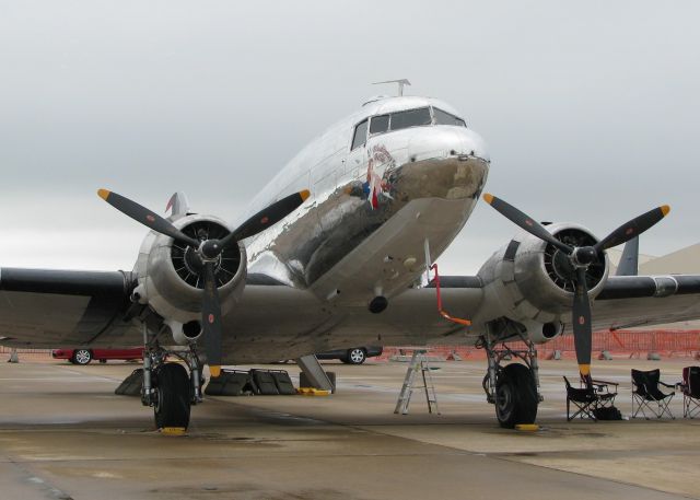 Douglas DC-3 (N47HL) - At the Defenders of Liberty Airshow at Barksdale Air Force Base, Louisiana.