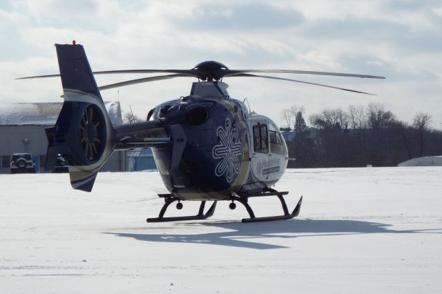 Eurocopter EC-635 (N135HN) - HealthNet 5 at AGC on December 31, 2017.