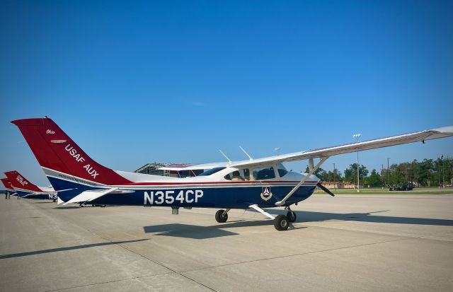 Cessna Skylane (N354CP) - On the military ramp at Alpena CRTC during 2025 MIWG "Emcampment"