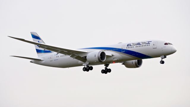 Boeing 787-9 Dreamliner (4X-EDD) - BOE818 on final to Rwy 16R to complete a B2 flight on 2.20.18. (ln 671 / cn 63392).