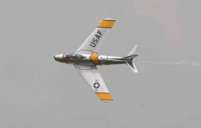 North American F-86 Sabre (FU986) - F86 Sabre demonstration at the 2013 Dayton Airshow