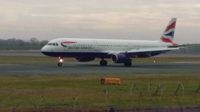 Airbus A321 (G-MEDL) - BA A321, just after landing from LHR